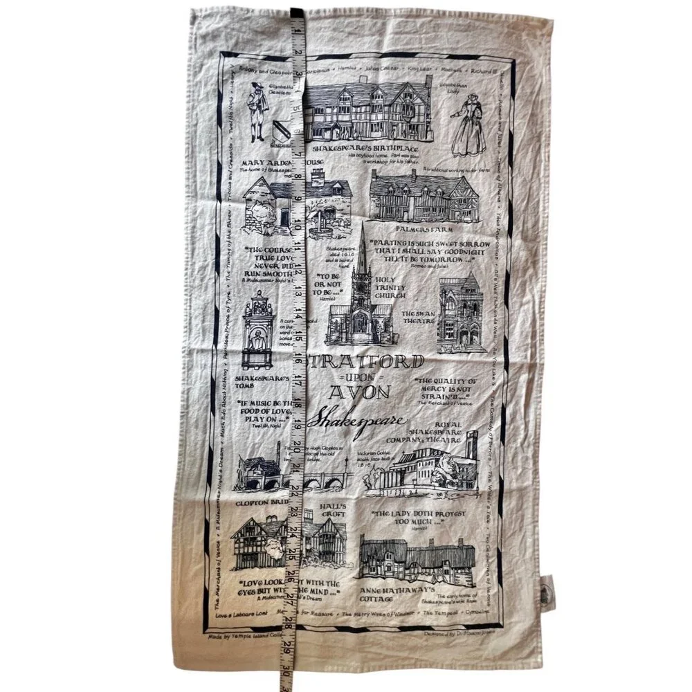 Stratford-Upon-Avon Shakespeare Tea Towel 30